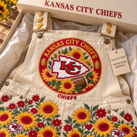 Kansas City Sunflower Shortalls