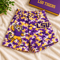 Baton Rouge Digital Camo Cuffed Shorts