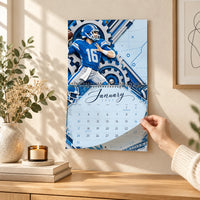 Motor City Football Machine 2027 Calendar