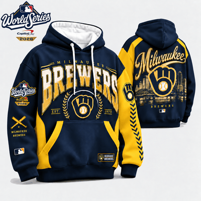 Milwaukee Baseball Varsity Skyline Hoodie