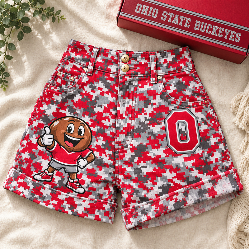 Columbus Digital Camo Cuffed Shorts
