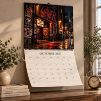 Dark Thrash Metal 2027 Wall Calendar