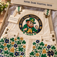 South Bend Lucky Clover Shortalls