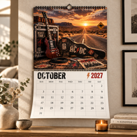 Thunder Stage Rock Legends 2027 Wall Calendar
