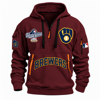 Milwaukee Baseball Half Zip Hoodie