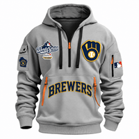 Milwaukee Baseball Half Zip Hoodie