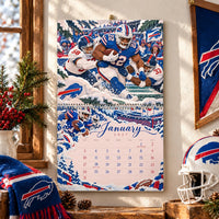 Buffalo Football Fan 2027 Wall Calendar