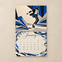 Twelve Moves in Paper 2027 Wall Calendar