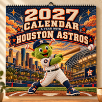 Houston Baseball Fan 2027 Wall Calendar