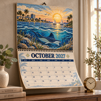 Tampa Bay Baseball Fan 2027 Wall Calendar