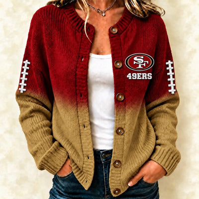 San Francisco Two-Tone Fade Women's Cardigan