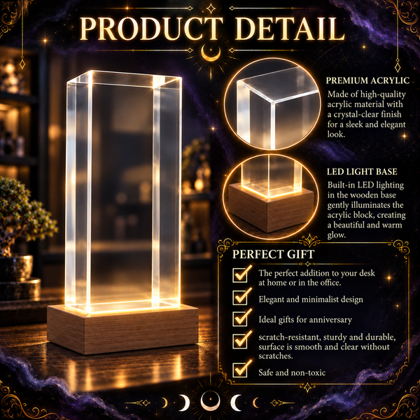 Red Truck Christmas Story Cube Resin Lamp - Product Detail
