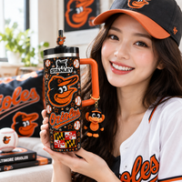 Baltimore Baseball Fan Rhinestone 40oz Tumbler