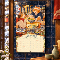 Purr and Noodle 2027 Wall Calendar