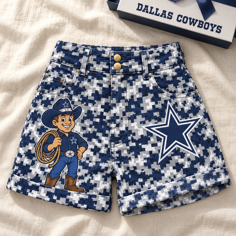 Dallas Digital Camo Cuffed Shorts