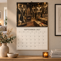 Face Paint Rock Legends 2027 Wall Calendar