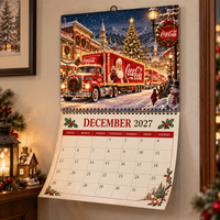 Santa's Red Truck Christmas 2027 Wall Calendar