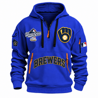 Milwaukee Baseball Half Zip Hoodie